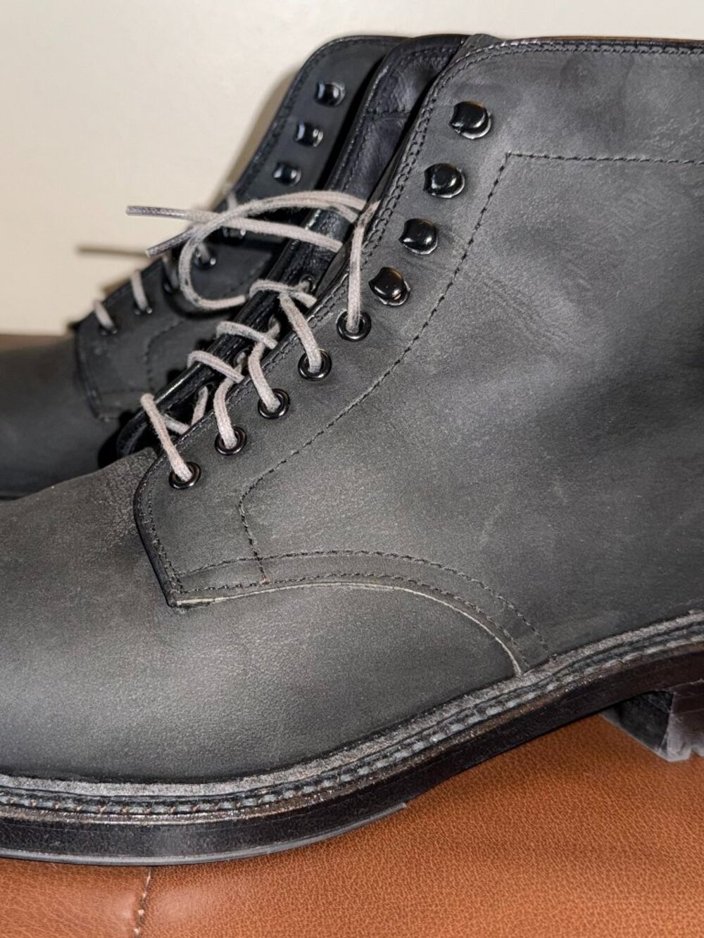 ALDEN Earth Chamois Plain Toe Boot G1801HC Factory Seconds 9.5D